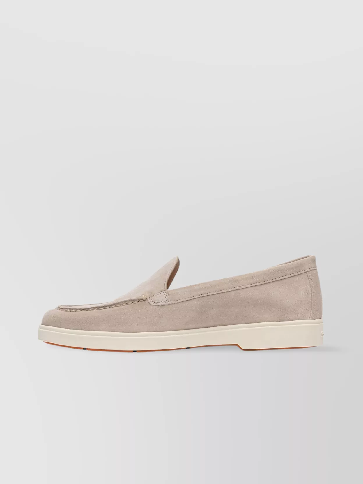 Santoni Slip-On Shoes With Round Toe And Rubber Sole