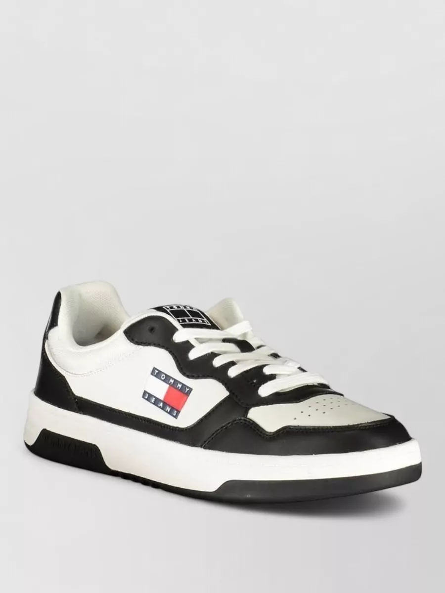 Tommy Hilfiger Leather Low-Top Sneakers