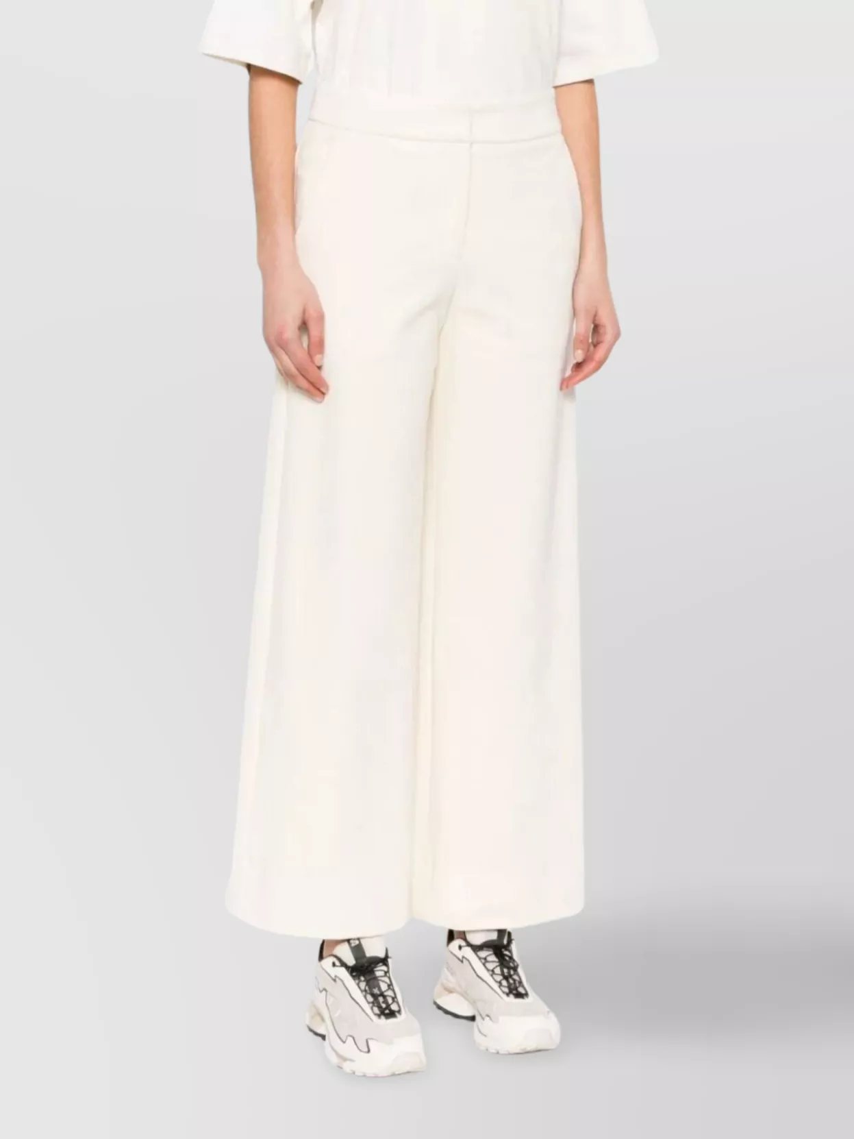 A.p.c. Wide-Leg Trousers Featuring Elastic Waistband