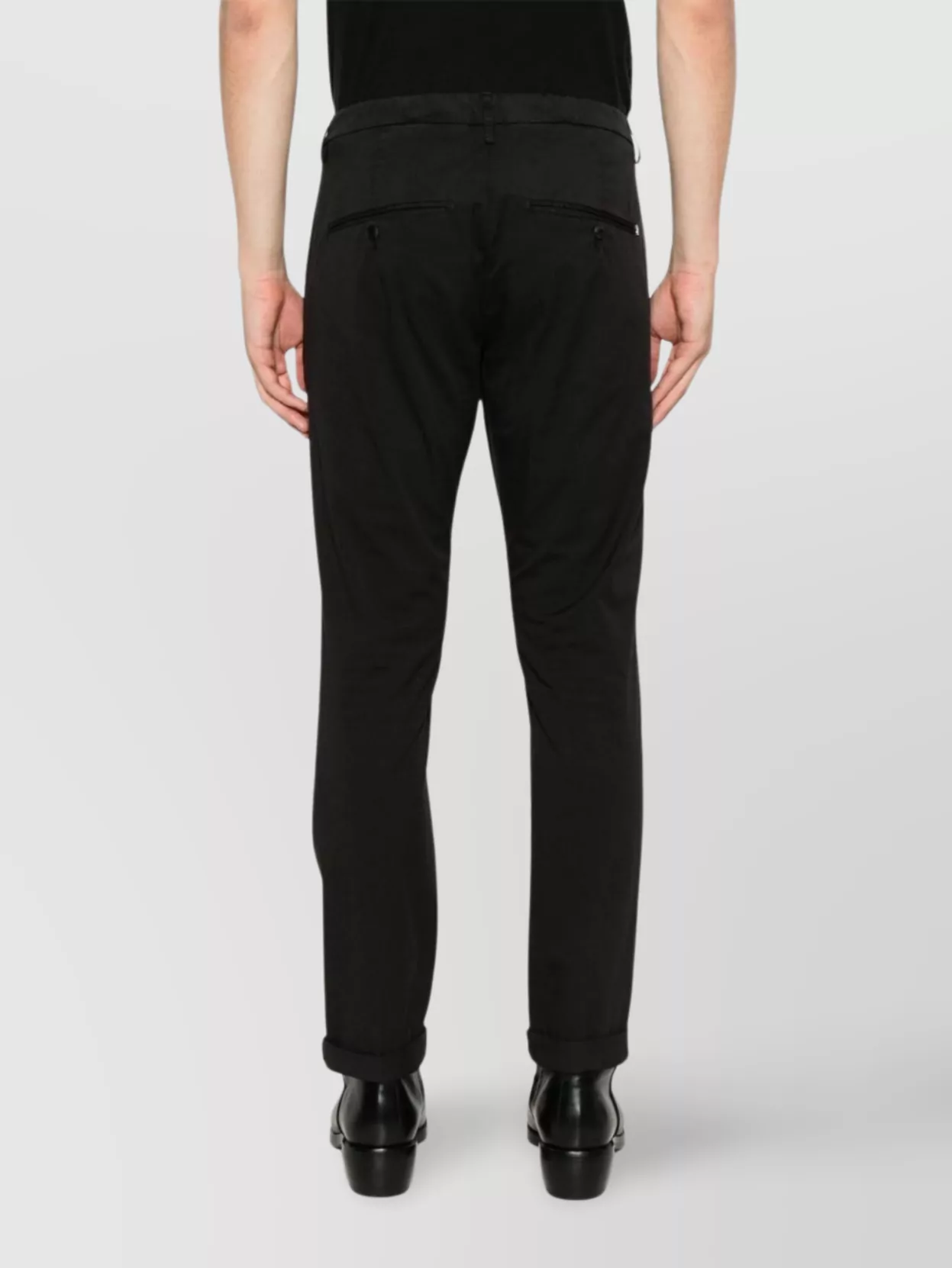 Dondup Trousers Featuring Belt Loops And Pockets In Black