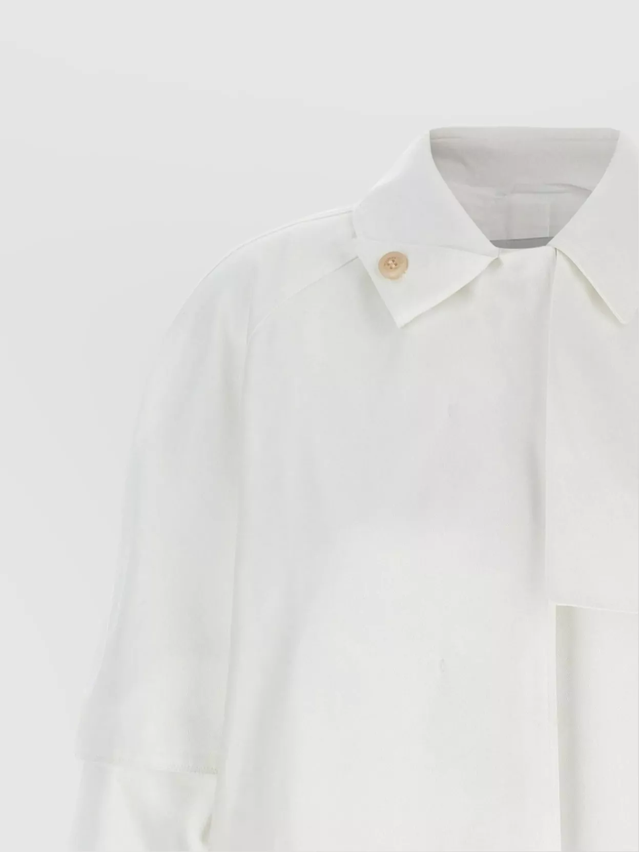 Max Mara Layered Sleeve Coat Featuring Button Detail