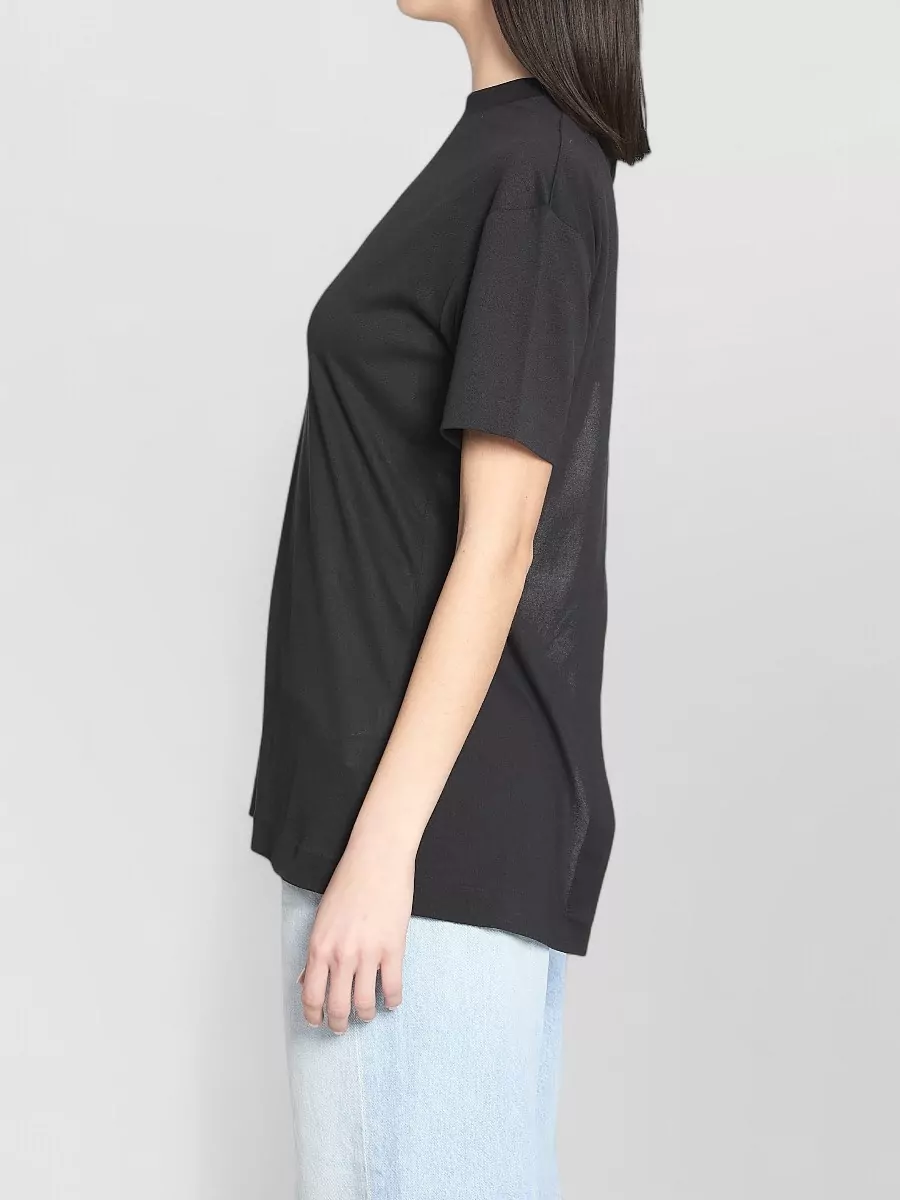 Jacquemus Ribbed Draped Short-Sleeve T-Shirt