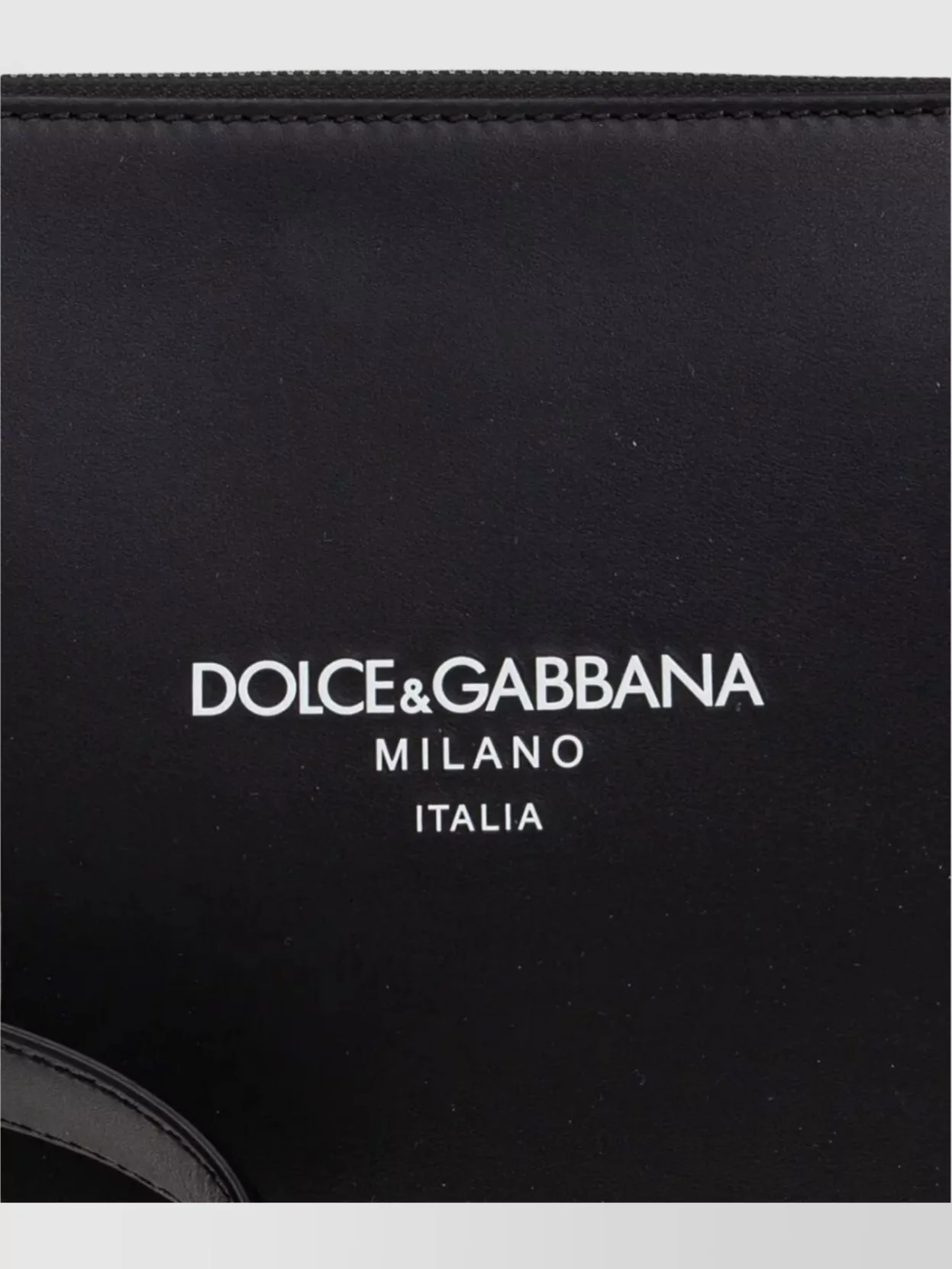 Dolce&Gabbana Clutch Leather Wrist Strap