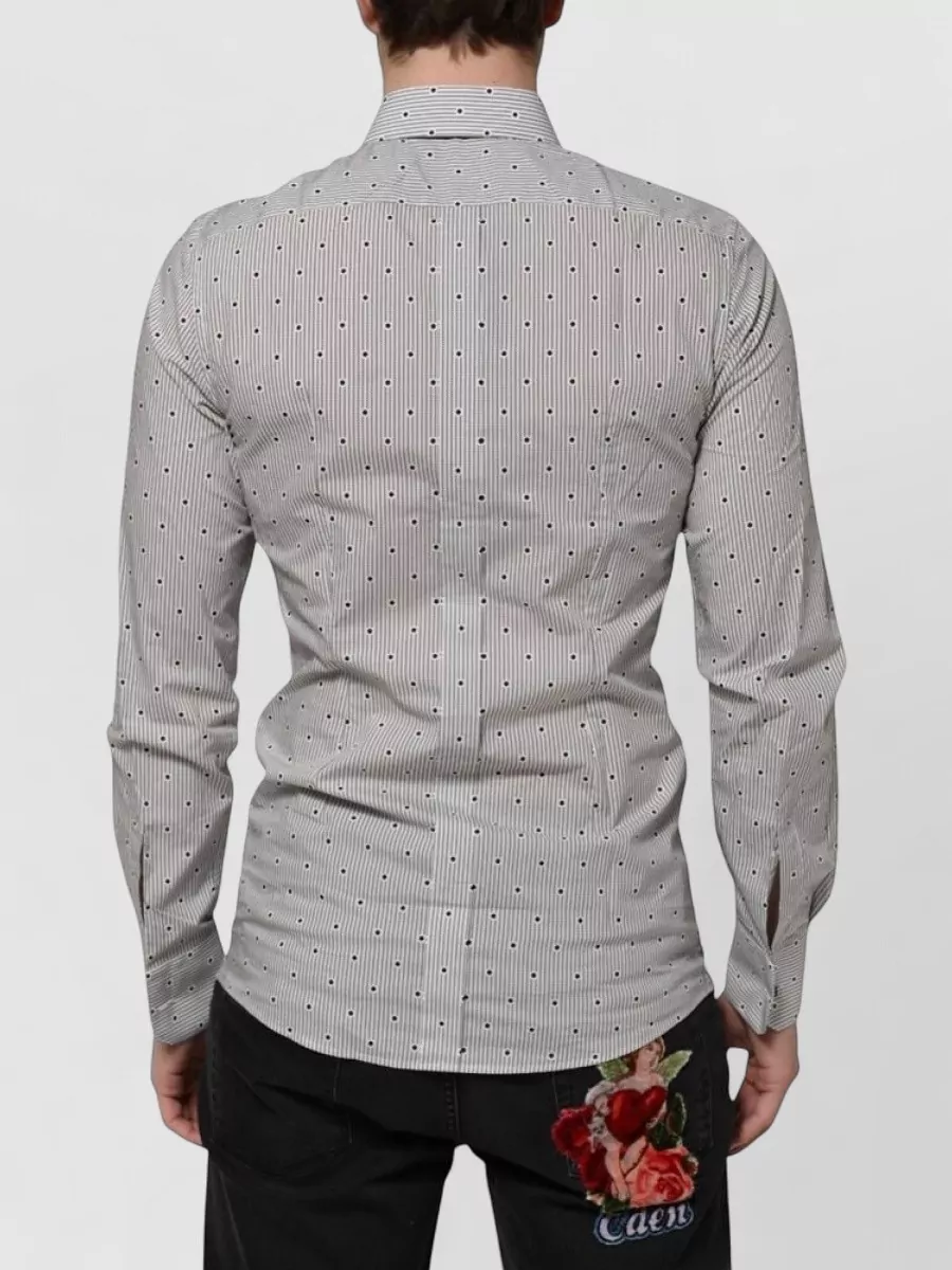 Dolce&Gabbana Striped Dotted Shirt