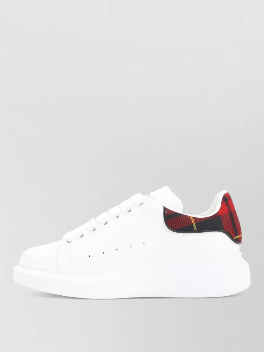 Alexander Mcqueen Leather Oversized Low-Top Sneakers