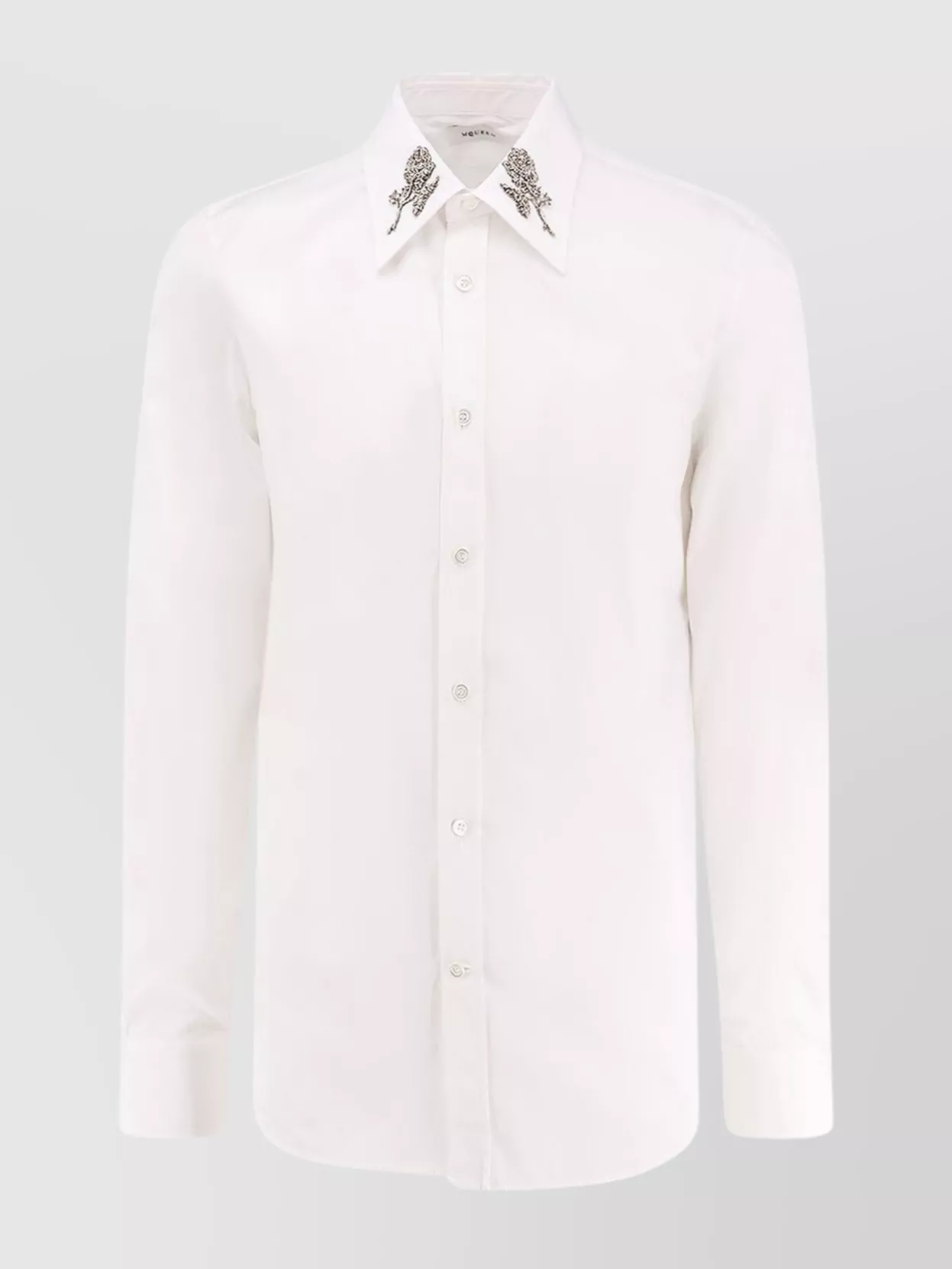 Alexander Mcqueen Men Responsible Cotton Shirt In White