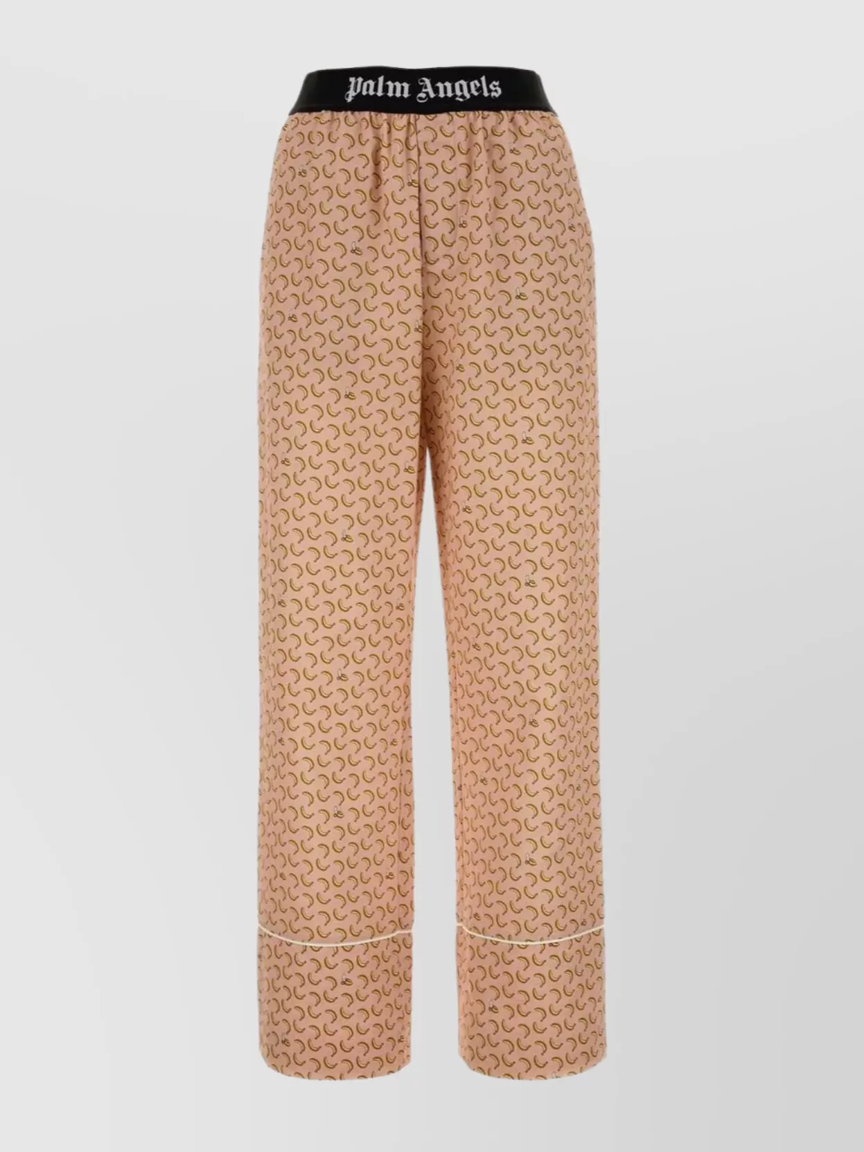 Palm Angels Women's Linen Blend Wide-leg Pant In Neutral