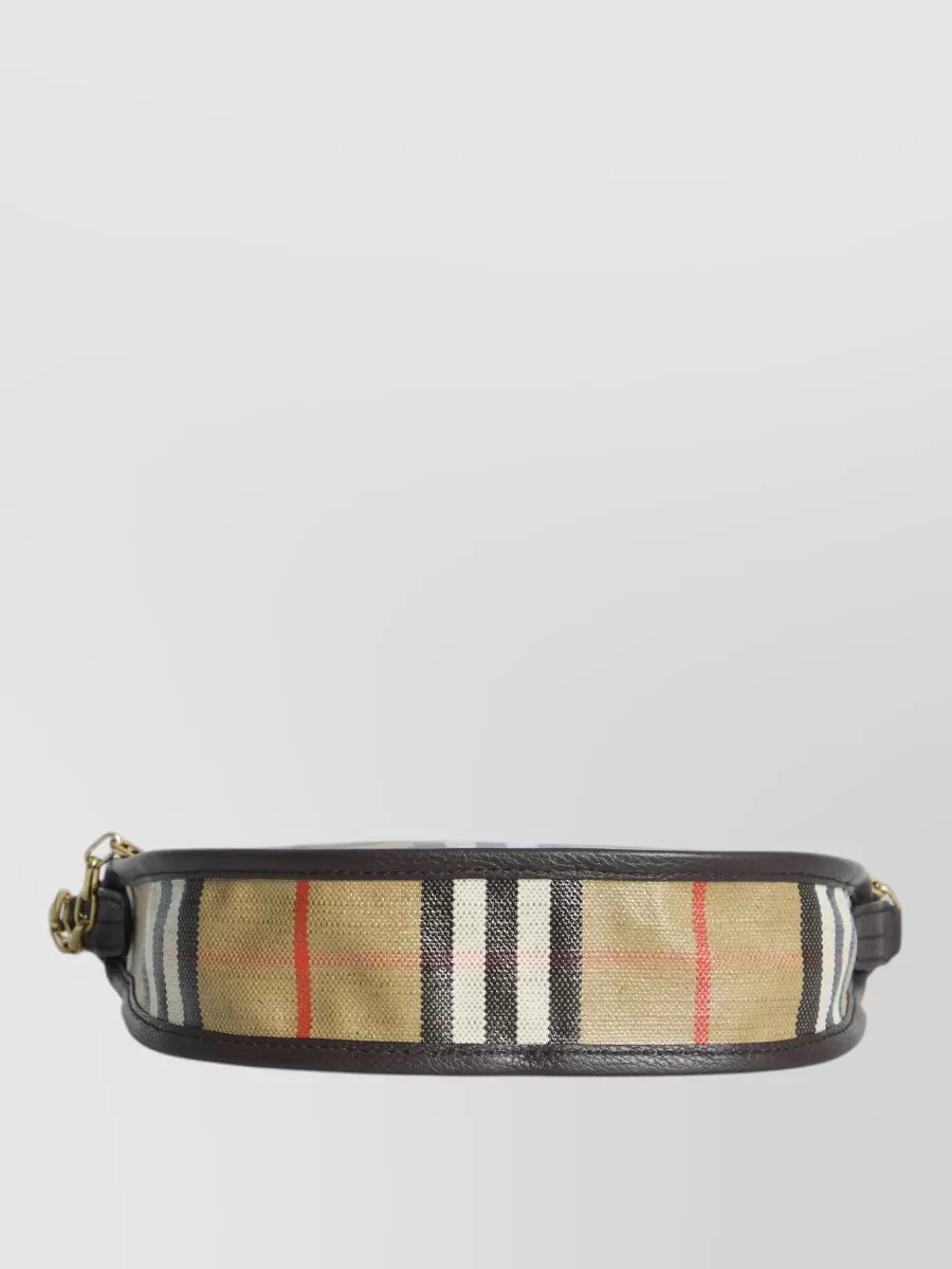 Burberry Highlands Mini Cotton Shoulder Bag