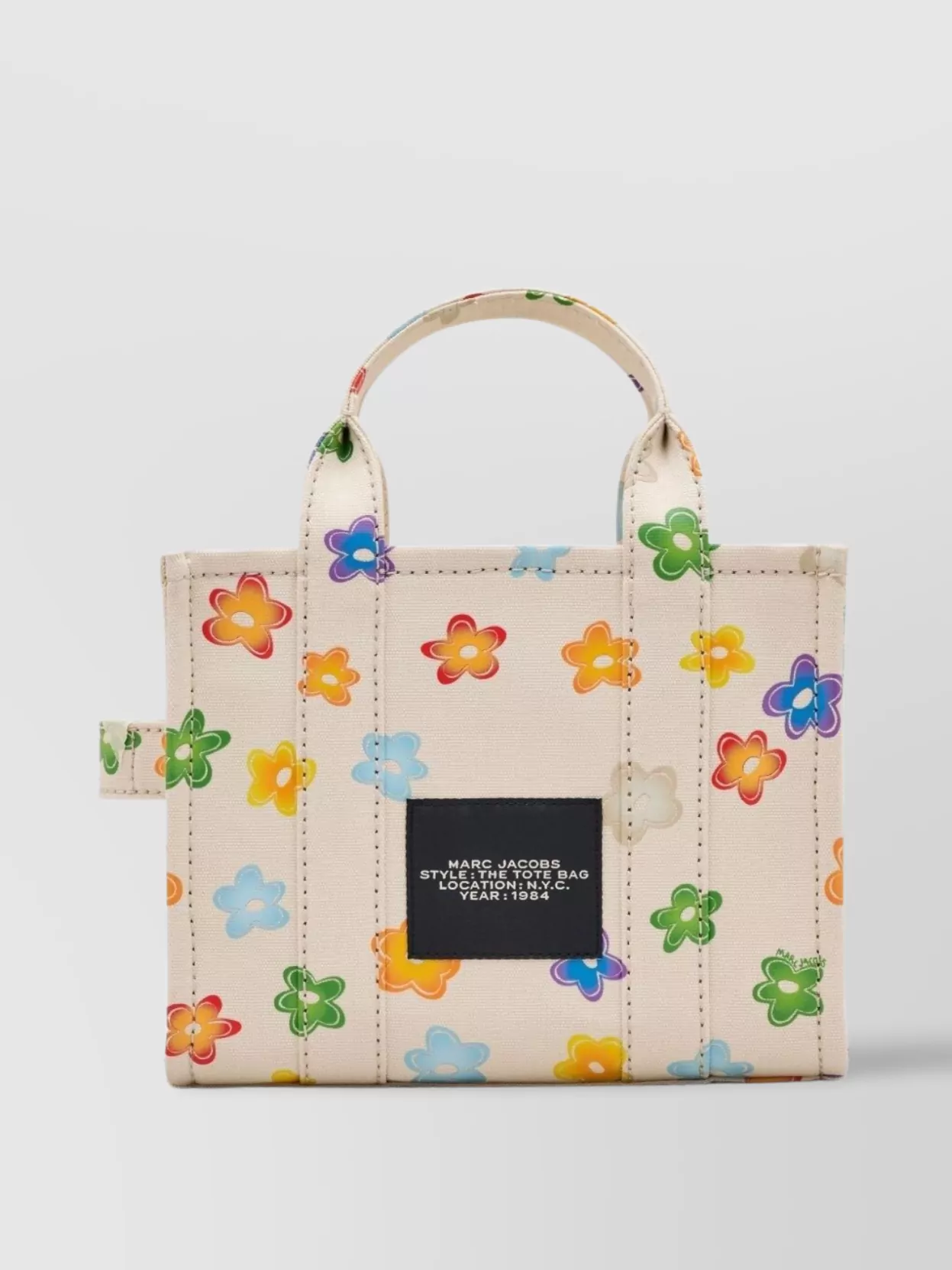Marc Jacobs Floral Pattern Tote Bag With Detachable Strap
