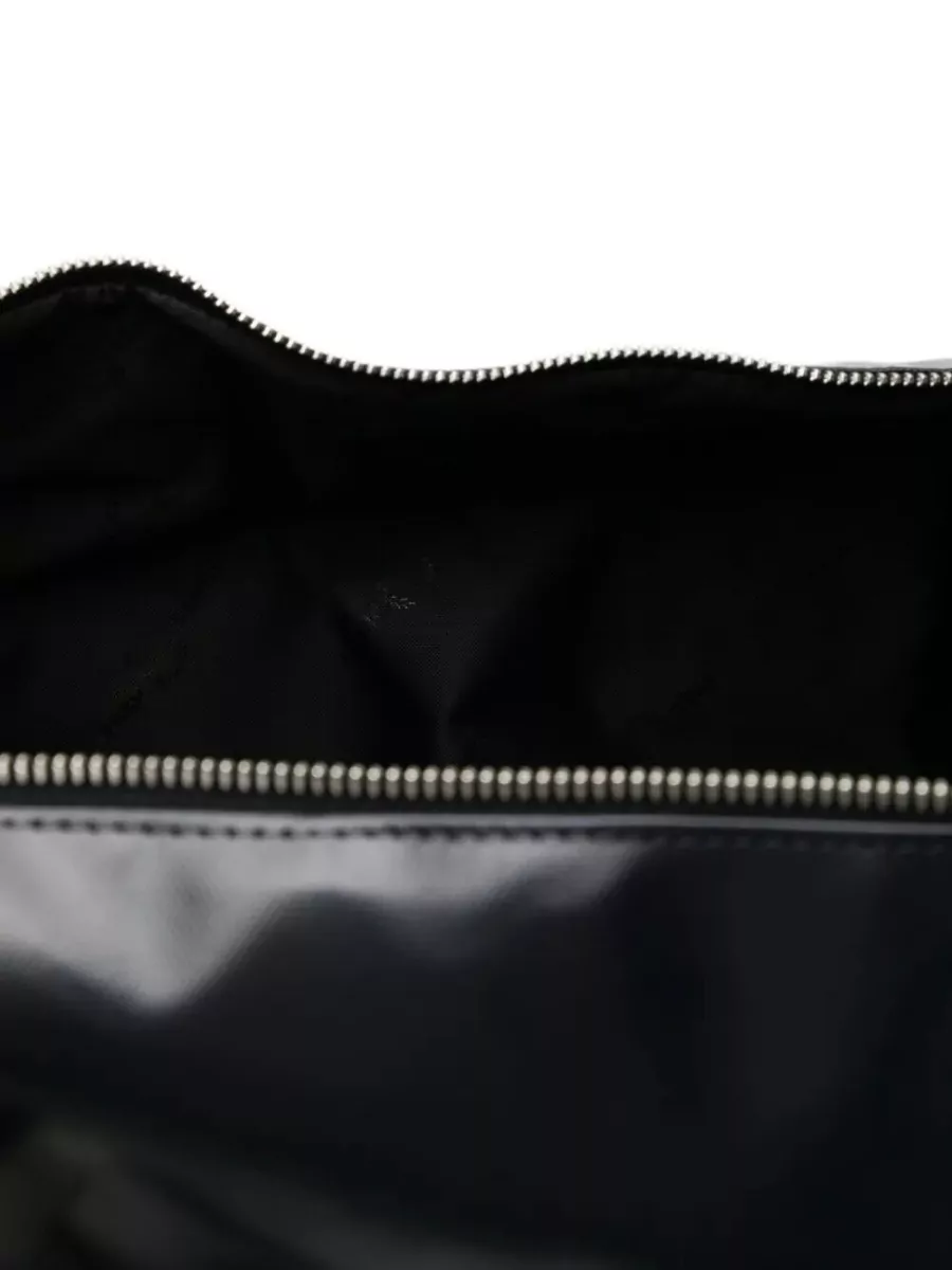 Fred Perry Barrel Shoulder Bag Dual Handles Contrast Stripes