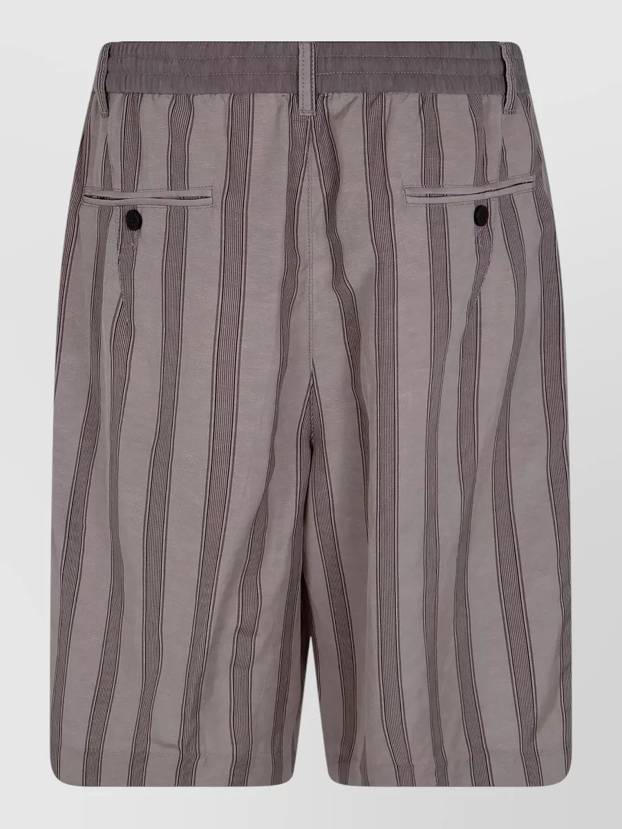 Emporio Armani Straight-Leg Bermuda Trousers