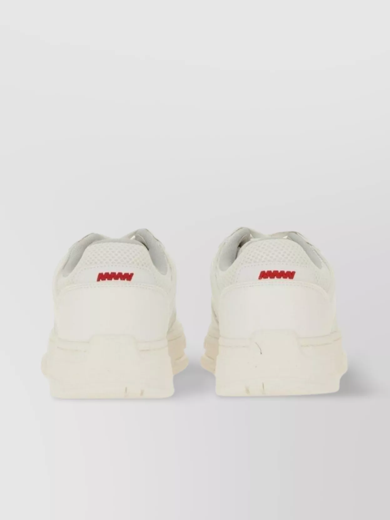 Hugo Round Toe Perforated Sneakers Rubber Sole
