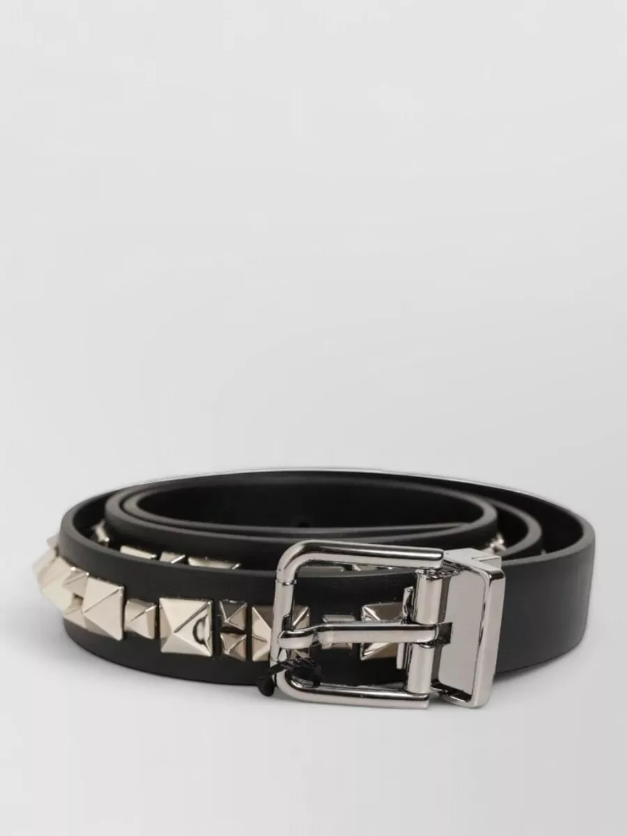 Dolce&Gabbana leather studded belt