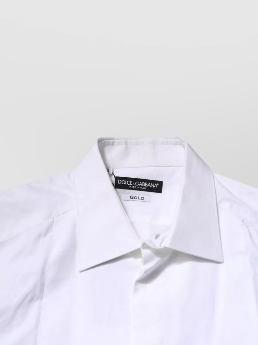 Dolce&Gabbana Cotton Poplin Long-Sleeve Shirt