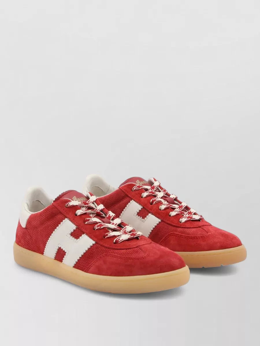 Hogan Low Top Sneakers Contrast Heel Tab
