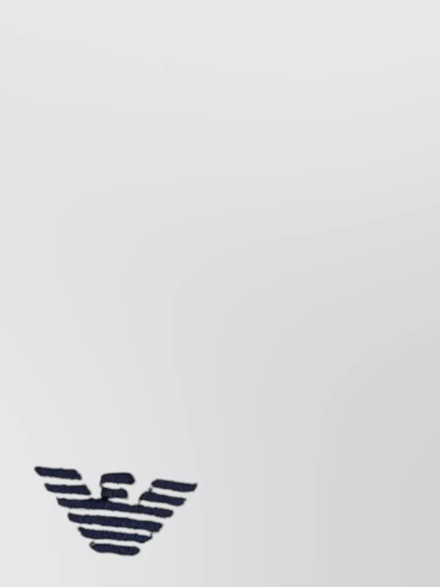 Emporio Armani cotton logo-embroidered crew-neck t-shirt