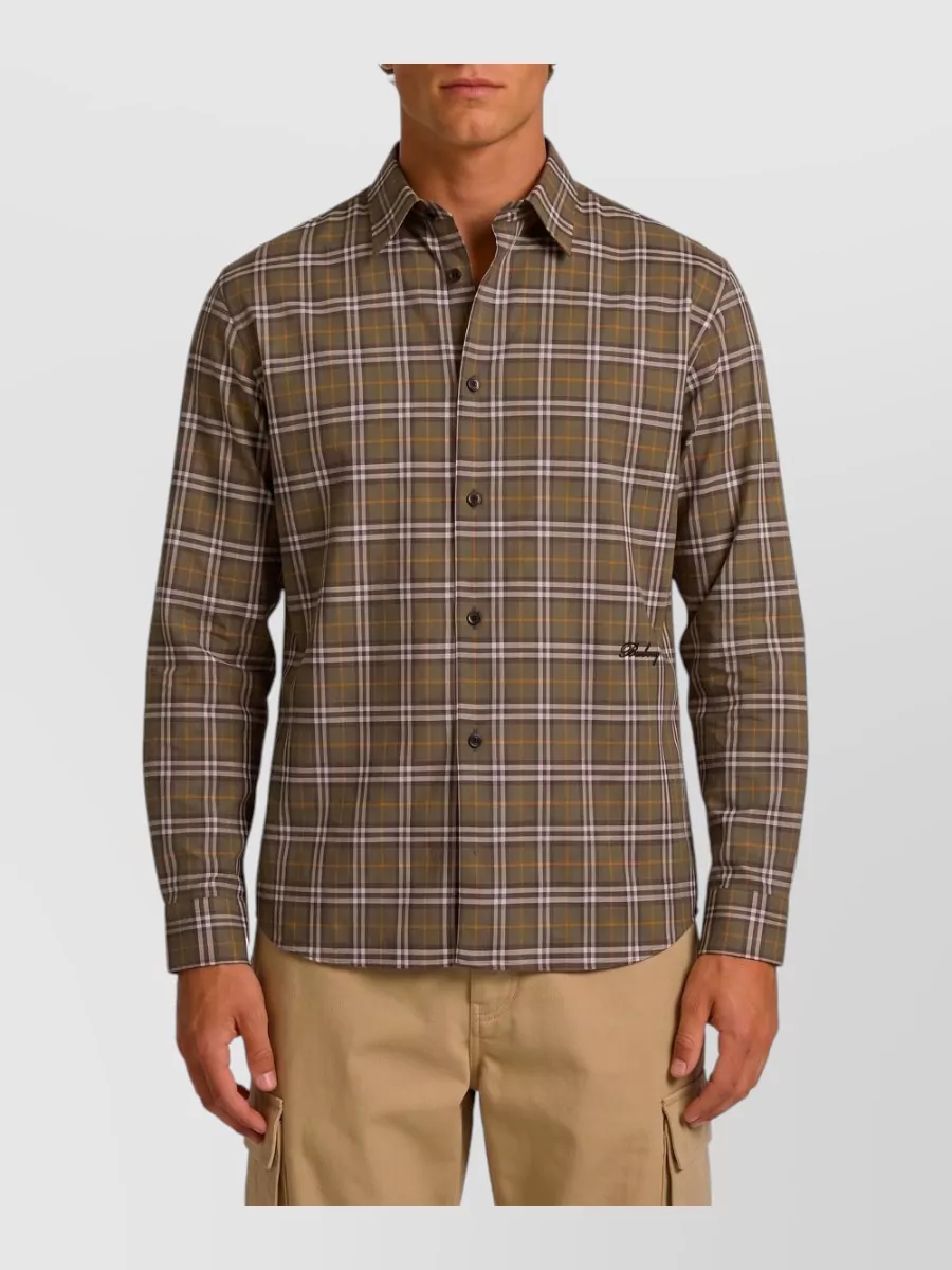 Burberry check cotton relaxed-fit shirt