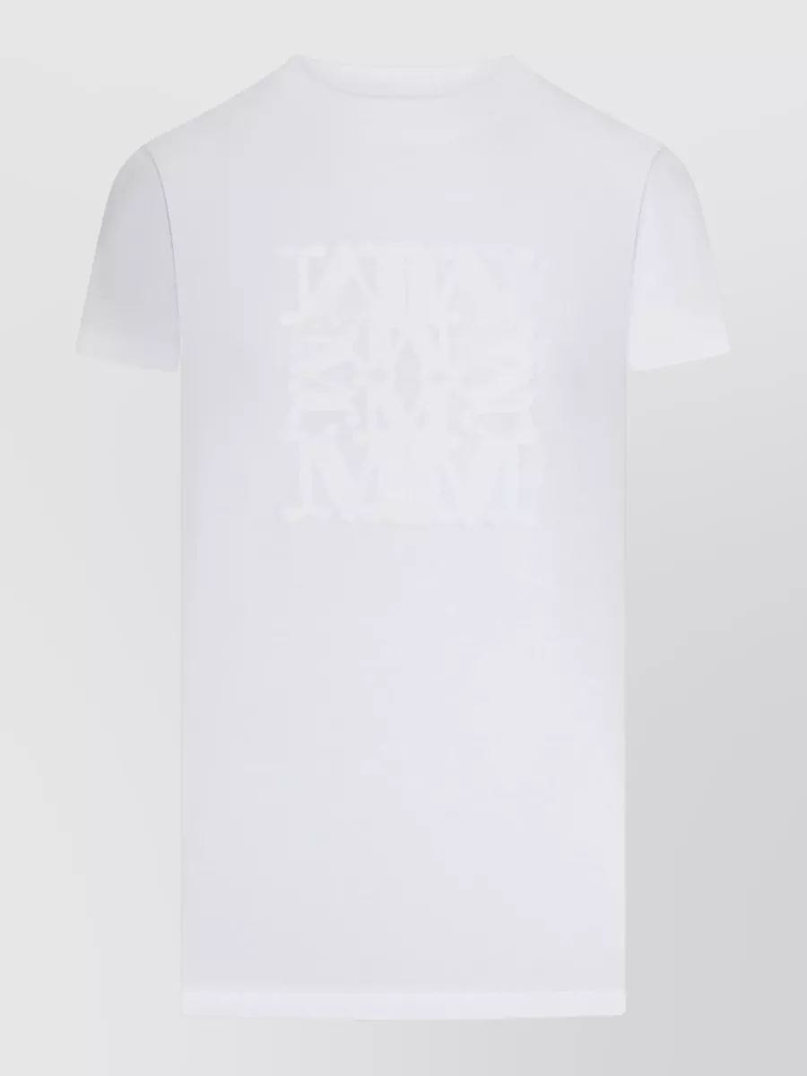 Max Mara cotton jersey logo t-shirt