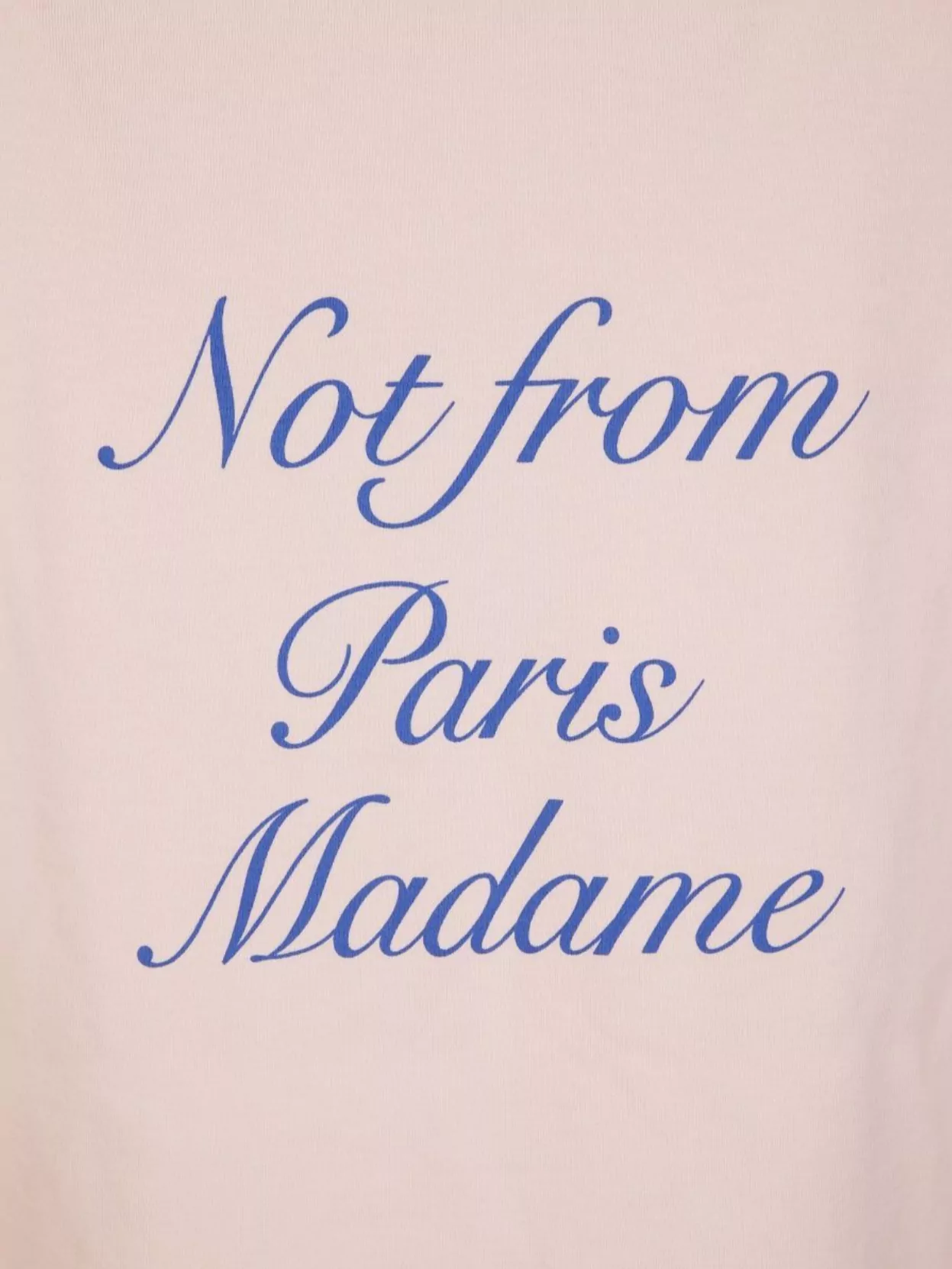 Drôle De Monsieur Graphic Print Cursive Slogan T-shirt
