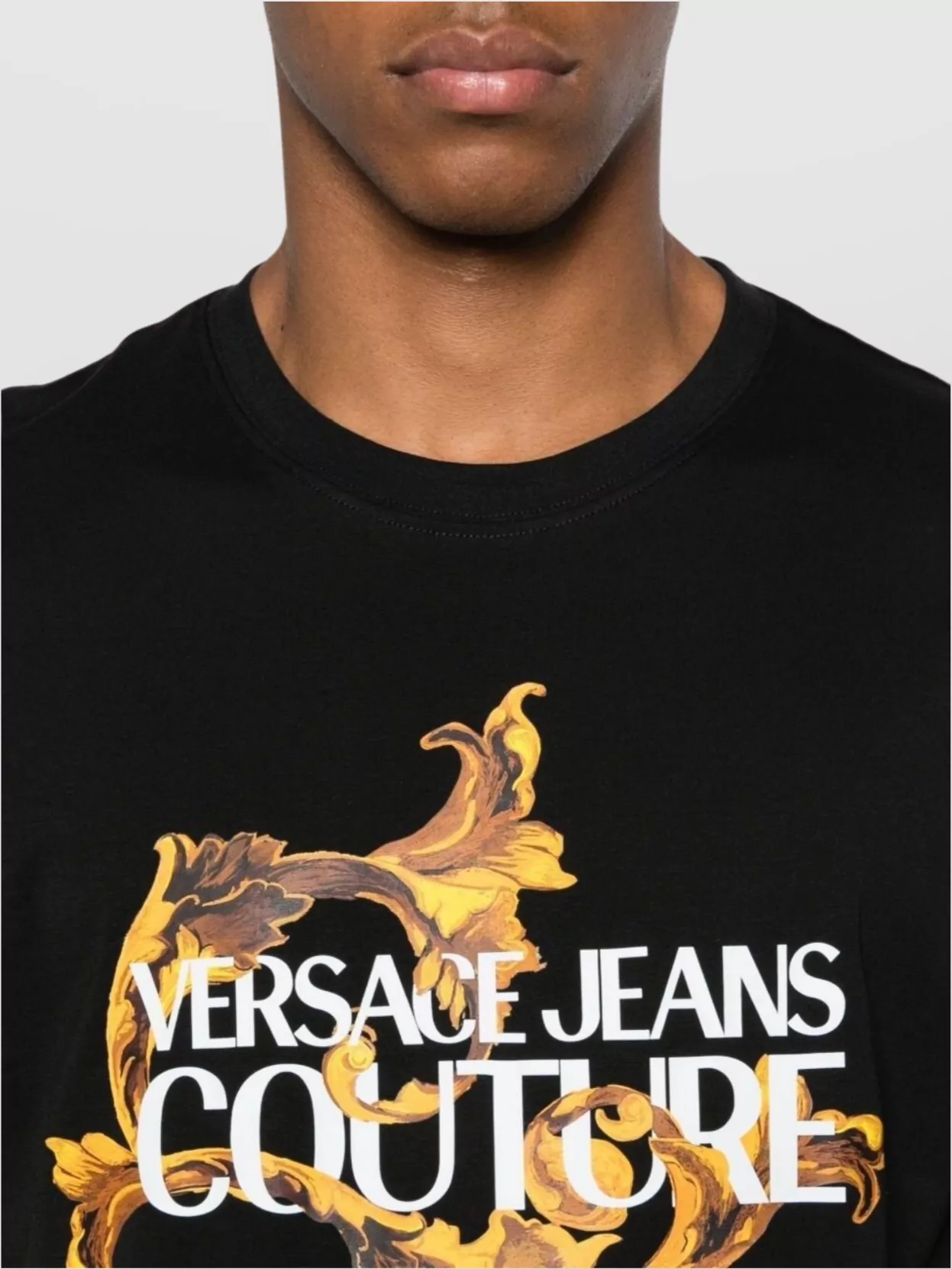 Versace Jeans Couture Large Logo Graphic T-Shirt