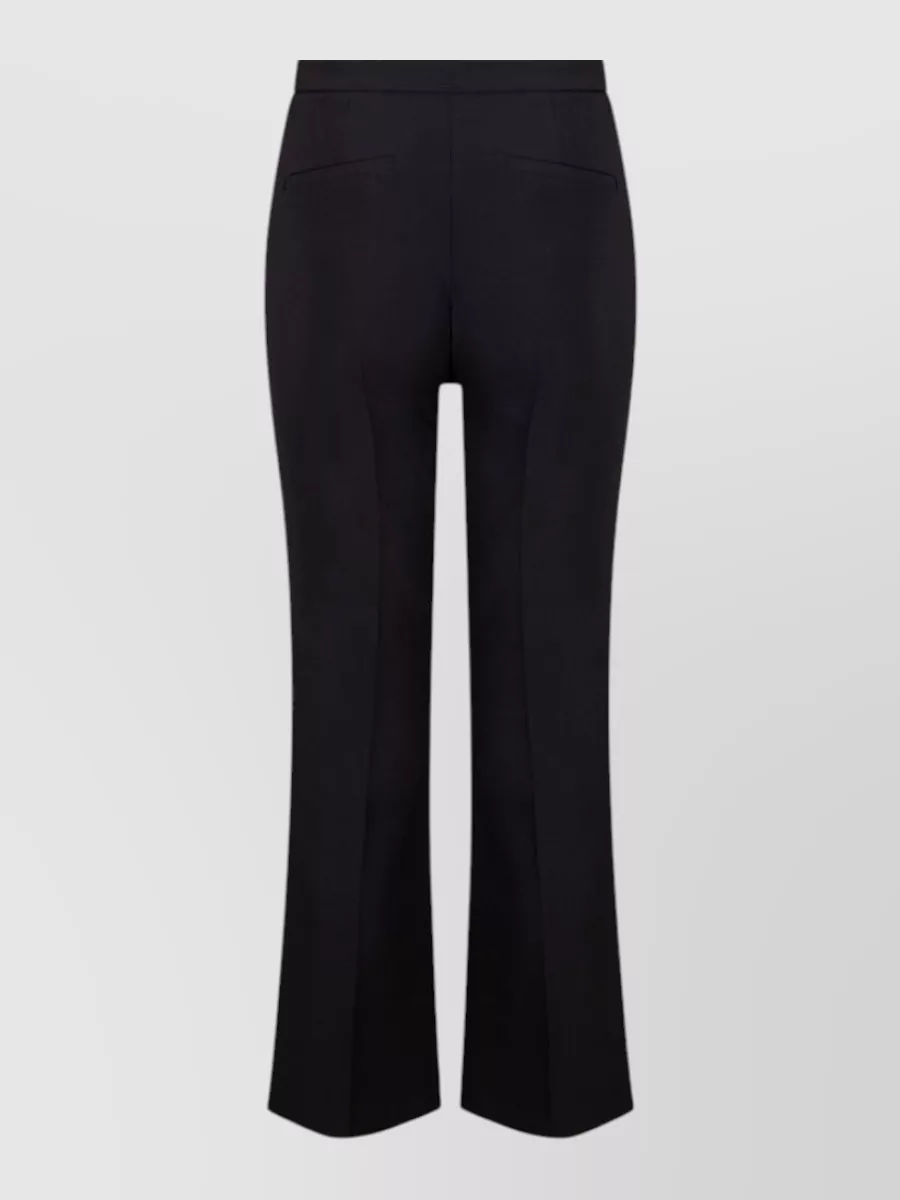 Elisabetta Franchi Flared Cropped Tailored Trousers