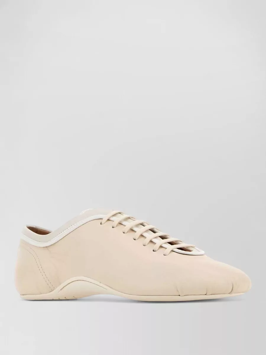 Dries Van Noten Leather Lace-Up Sneakers