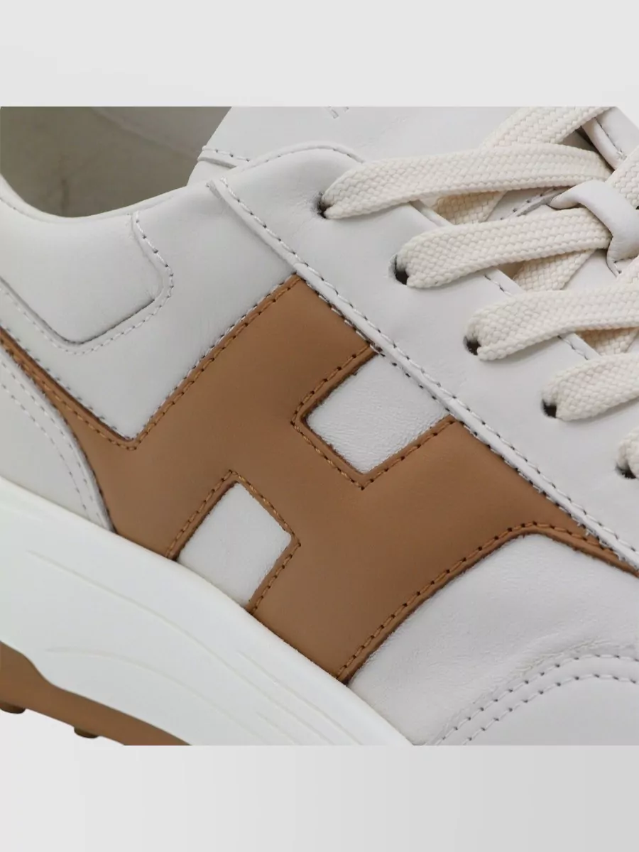 Hogan Casual Sneakers With Contrasting Rubber Sole