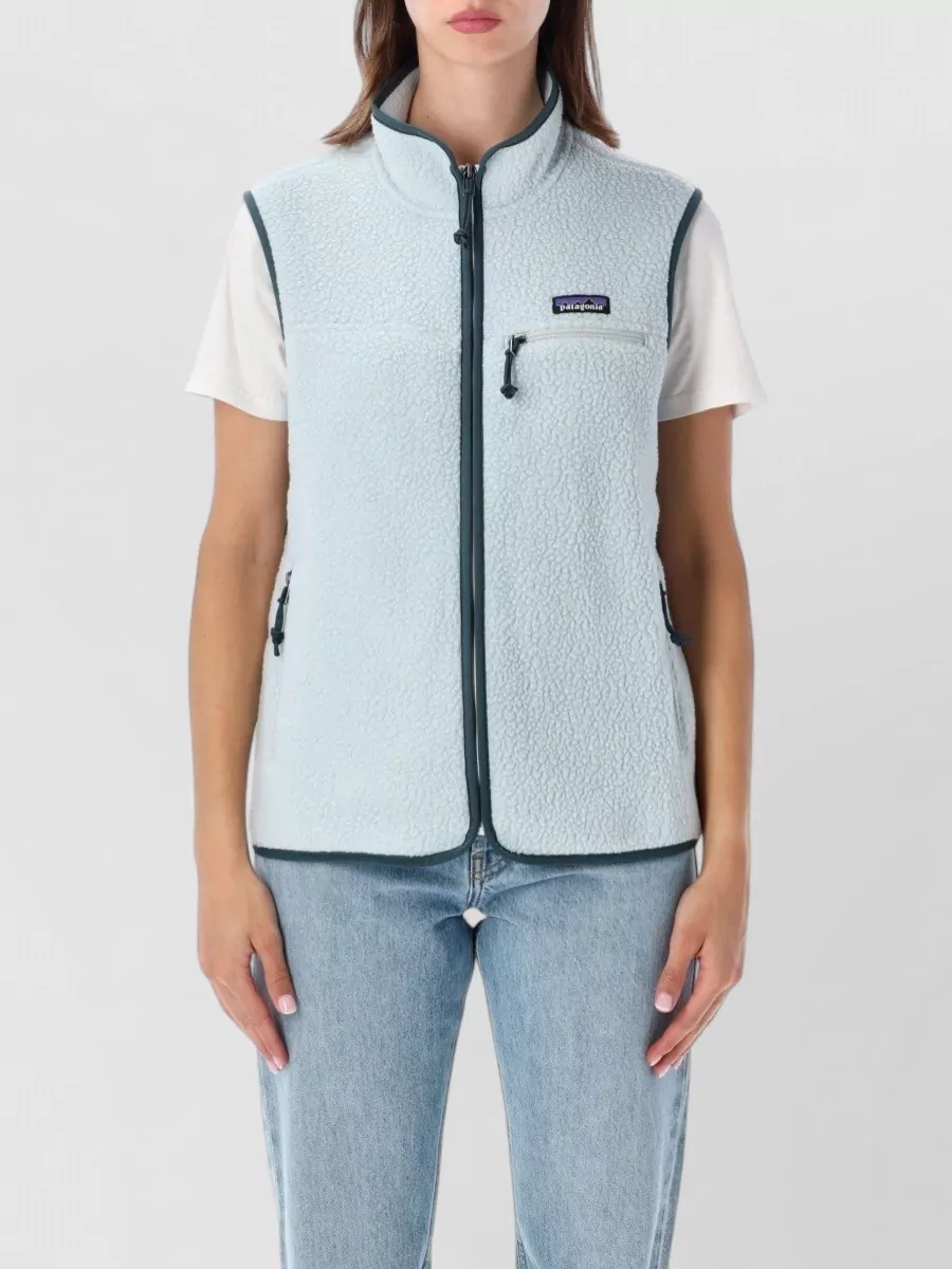Patagonia recycled fleece zip vest