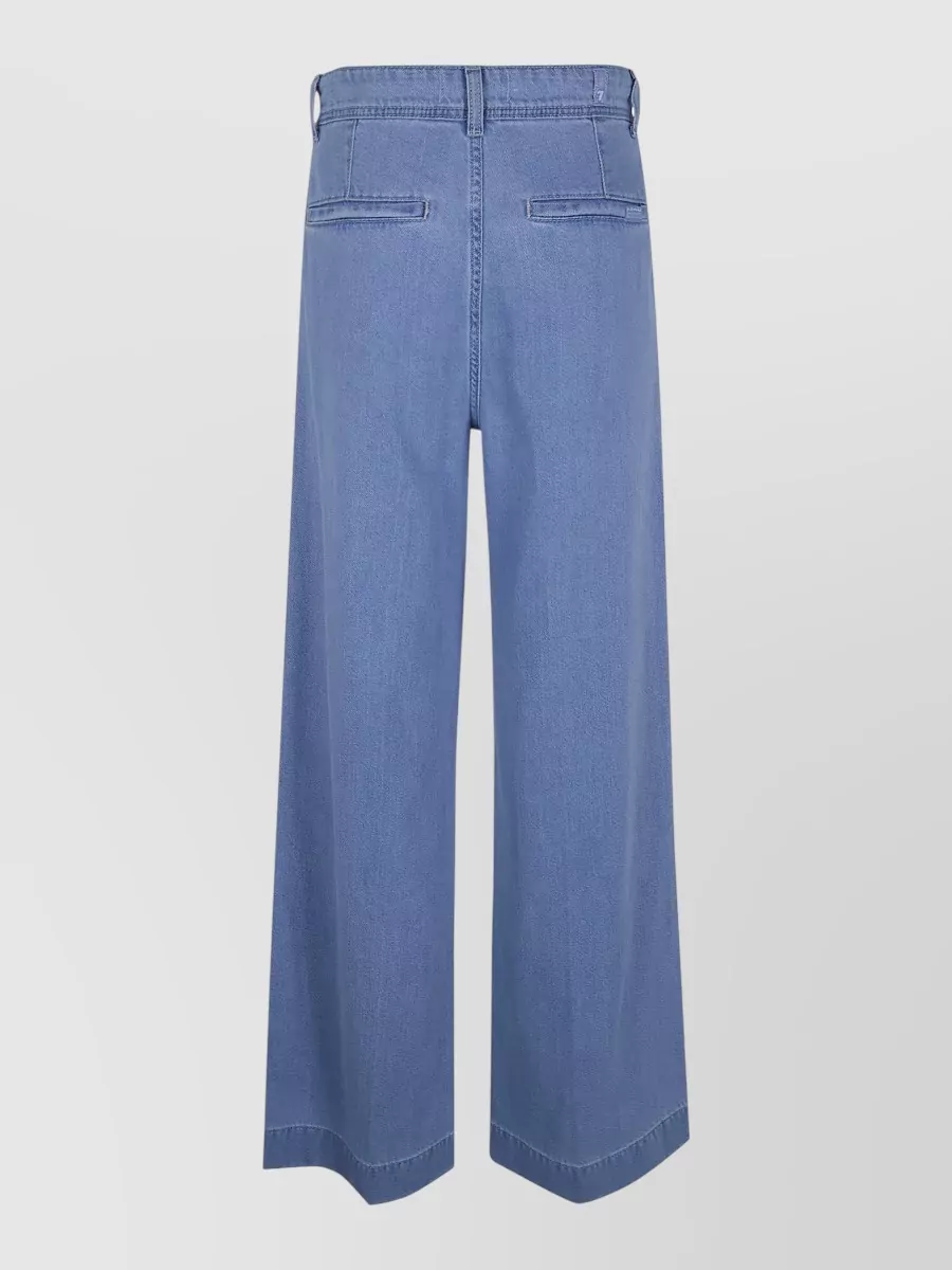 7 For All Mankind High-Rise Wide-Leg Jeans