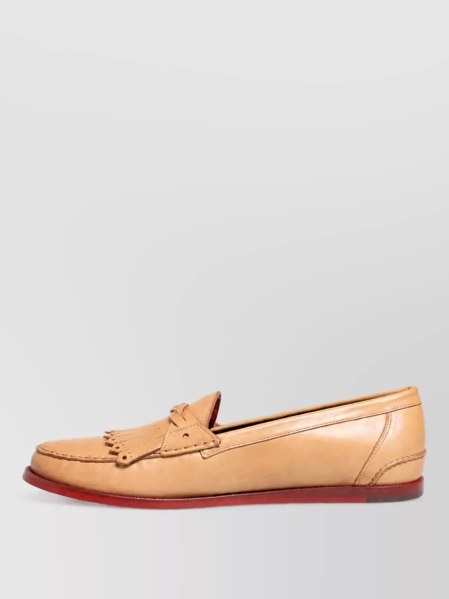 Dolce&Gabbana Leather Tassel Monk Shoes