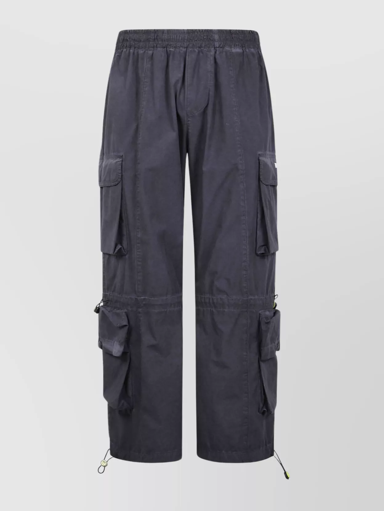Barrow Unisex Cargo Trousers Drawstring Hem In Blue