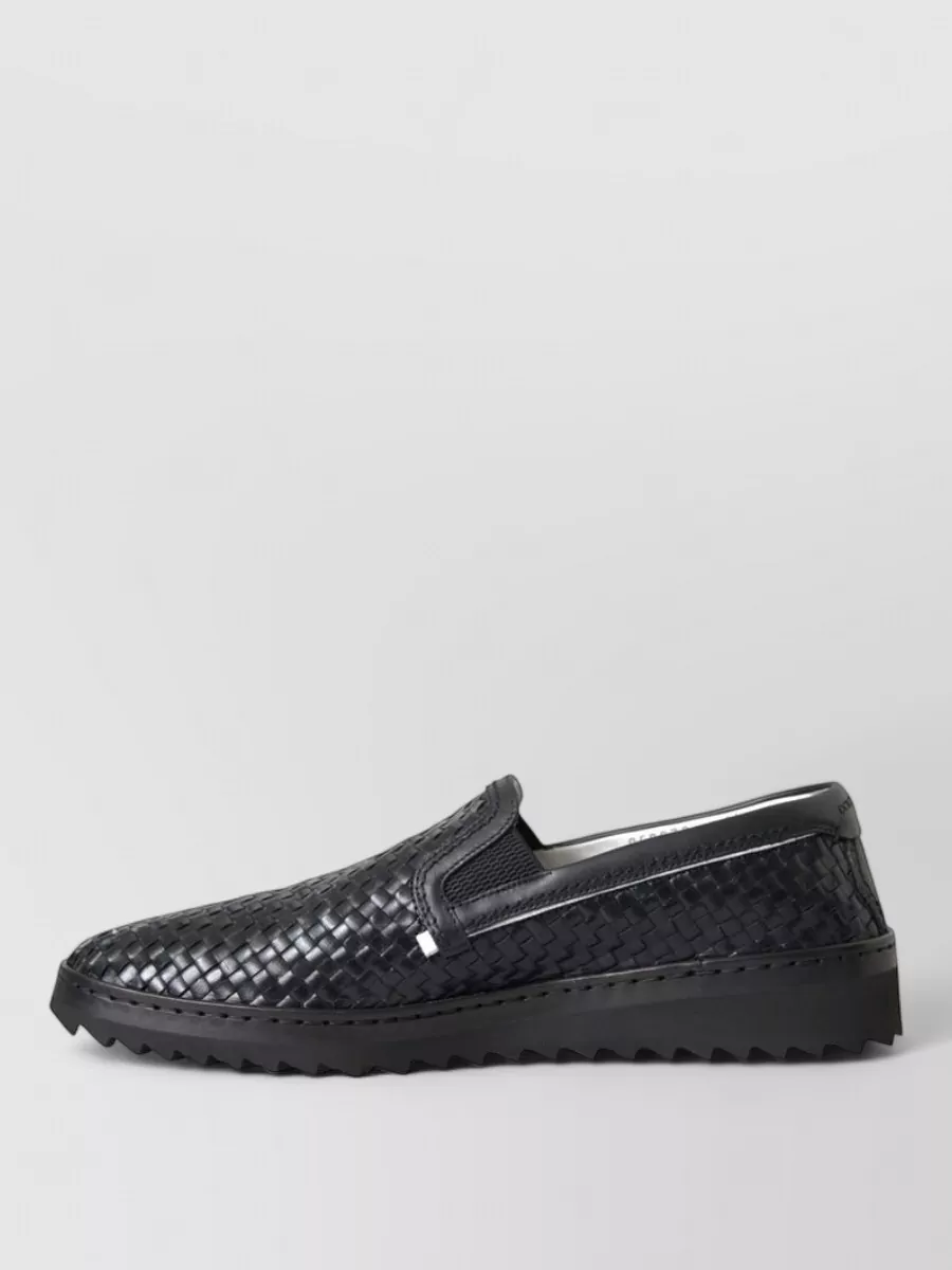 Dolce&Gabbana Woven Leather Loafers