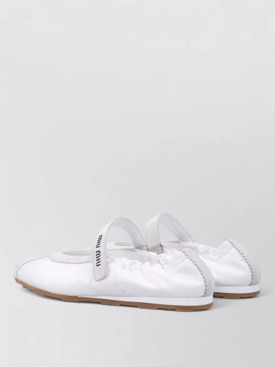 Miu Miu Technical Fabric Ballerina Shoes