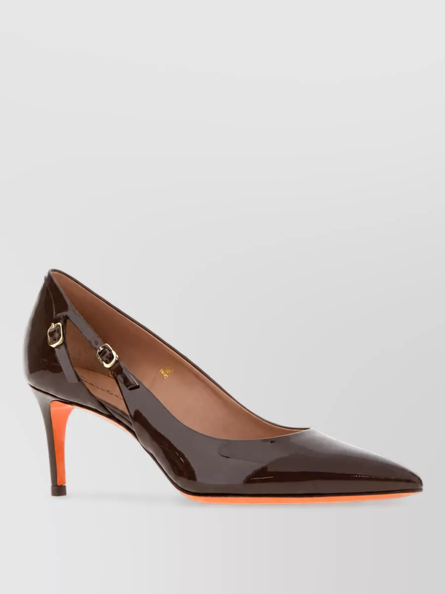 Santoni leather audrey pumps