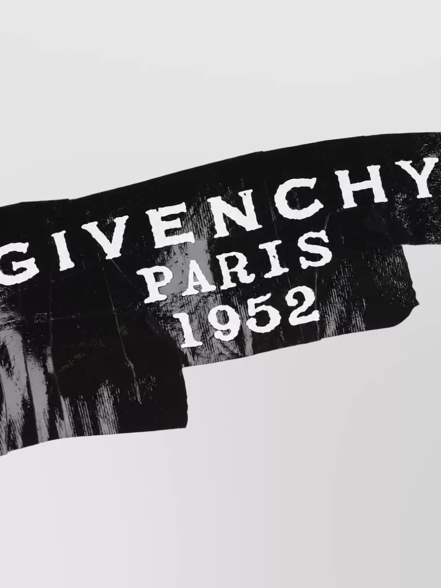 Givenchy Logo Print Cotton Hoodie