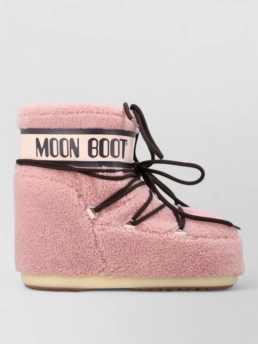 Moon Boot teddy ankle boots