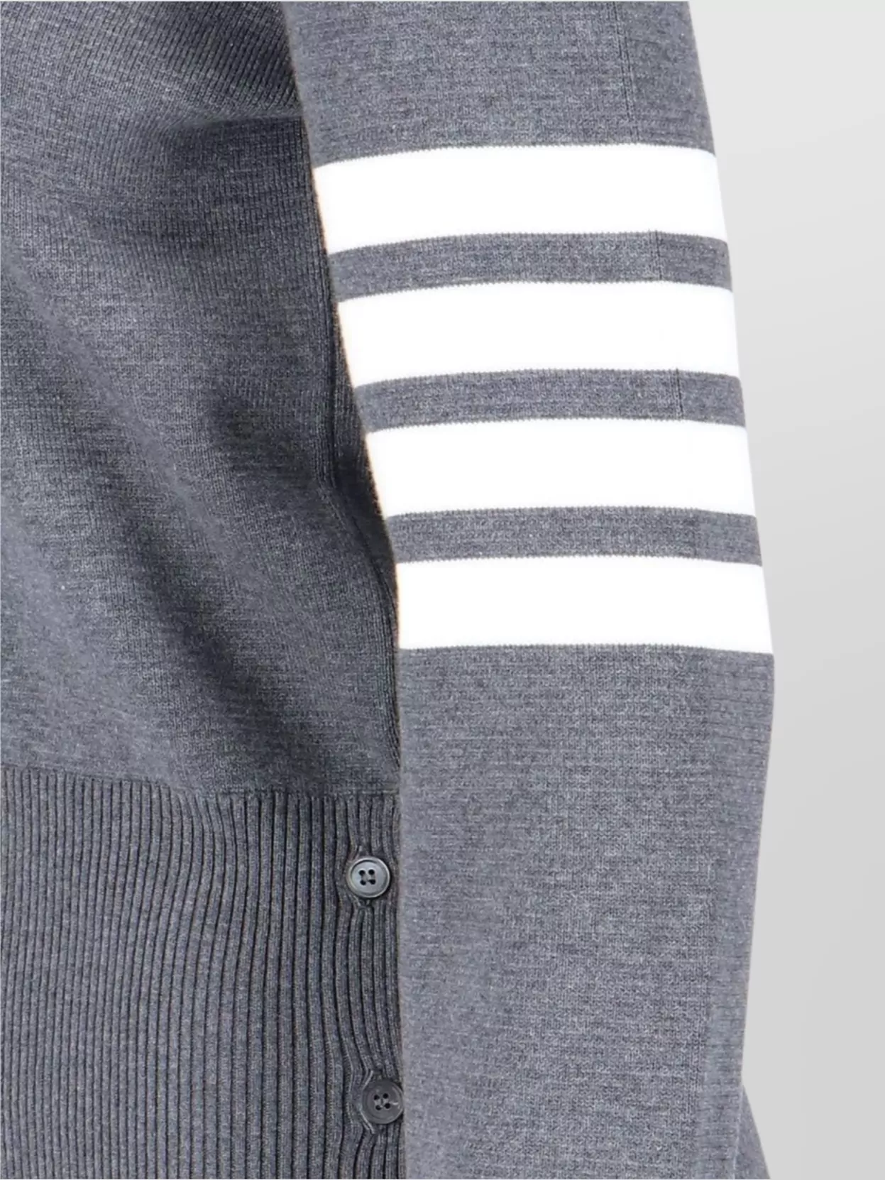 Thom Browne Long Sleeve Knitwear Top Striped Design