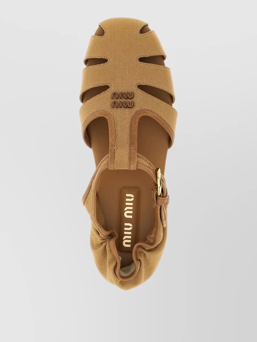 Miu Miu Canvas Sandals