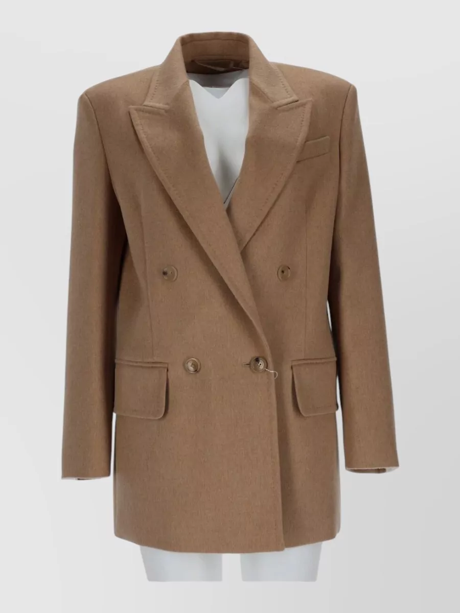 Max Mara camel hair double-breasted coat
