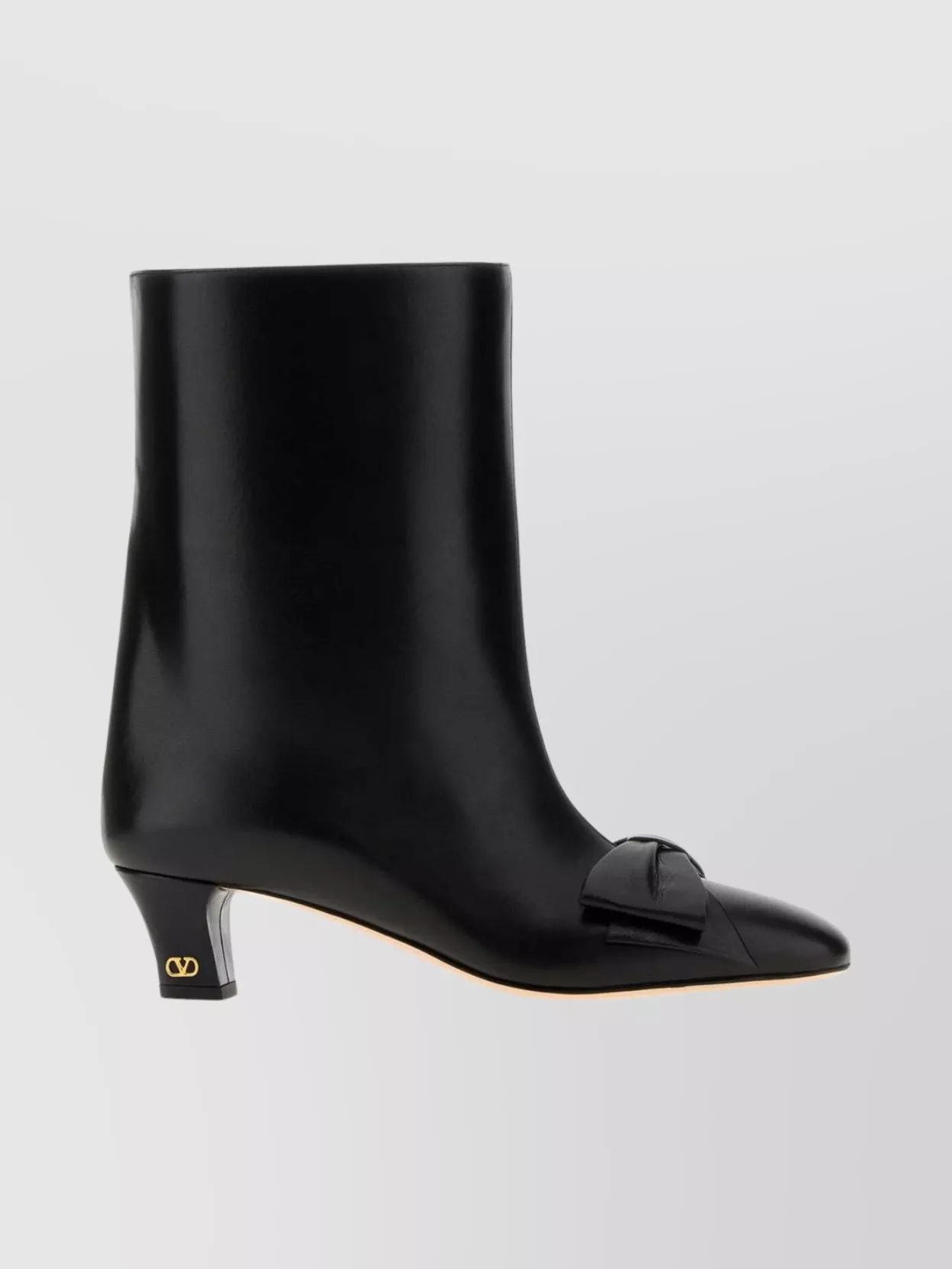 Valentino Garavani Leather Bowow Ankle Boots