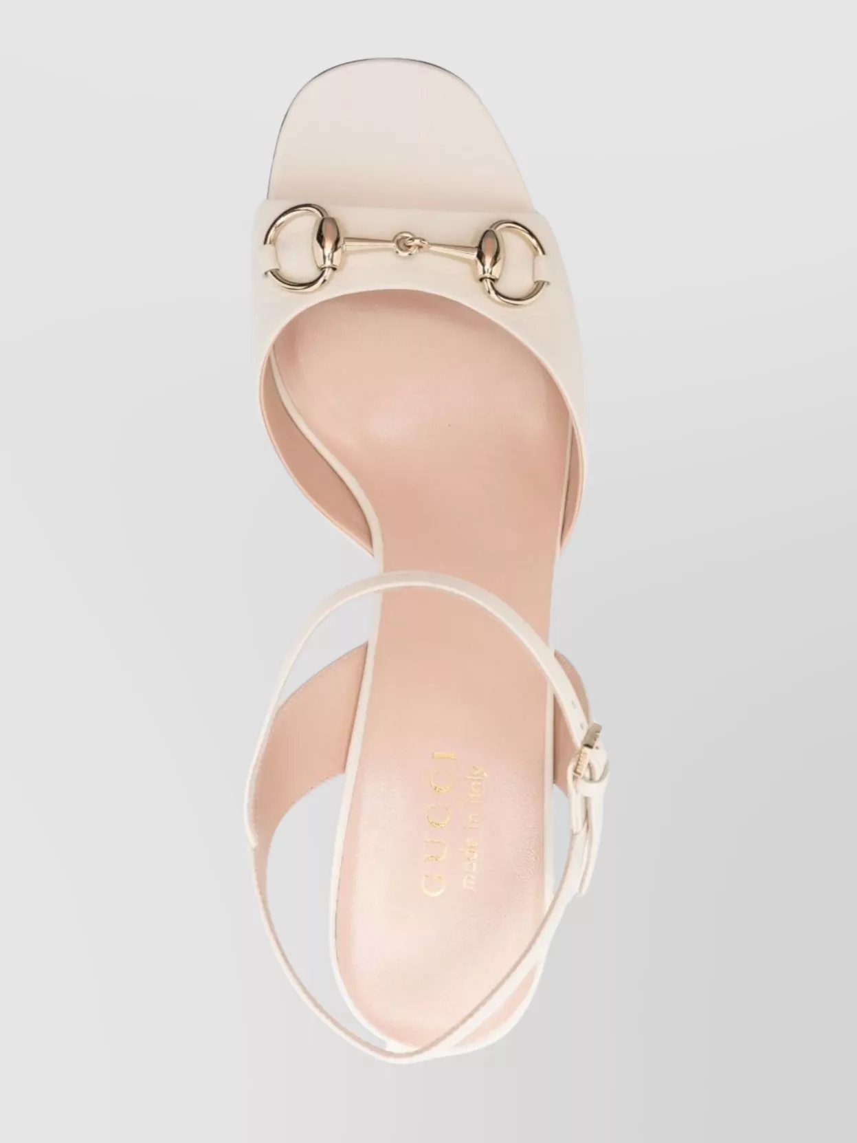 Gucci Lady Horsebit Leather Sandals