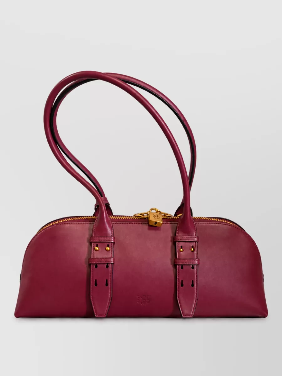 Pinko love bag leather clutch bag