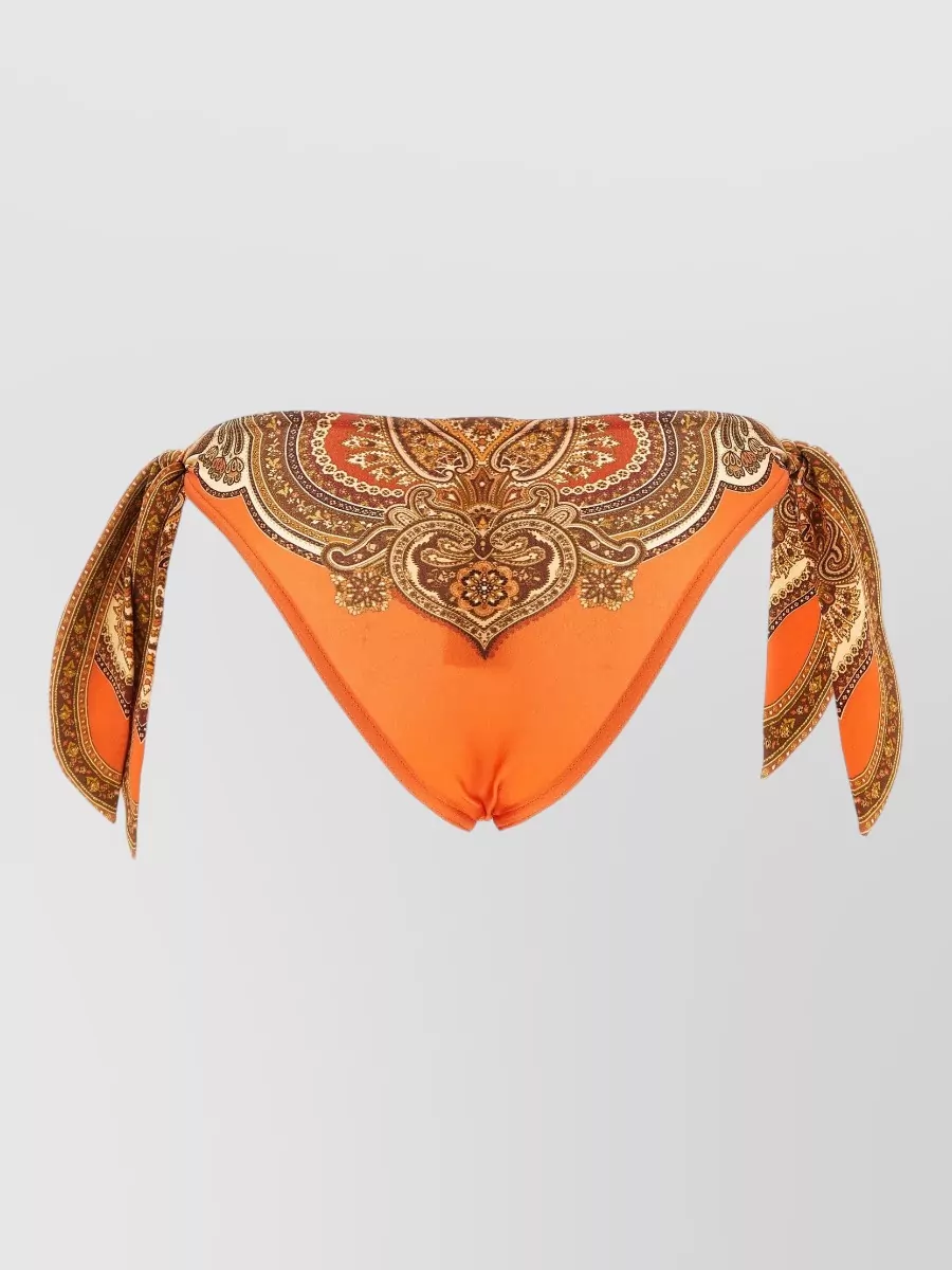 Zimmermann Paisley-print low-rise bikini briefs