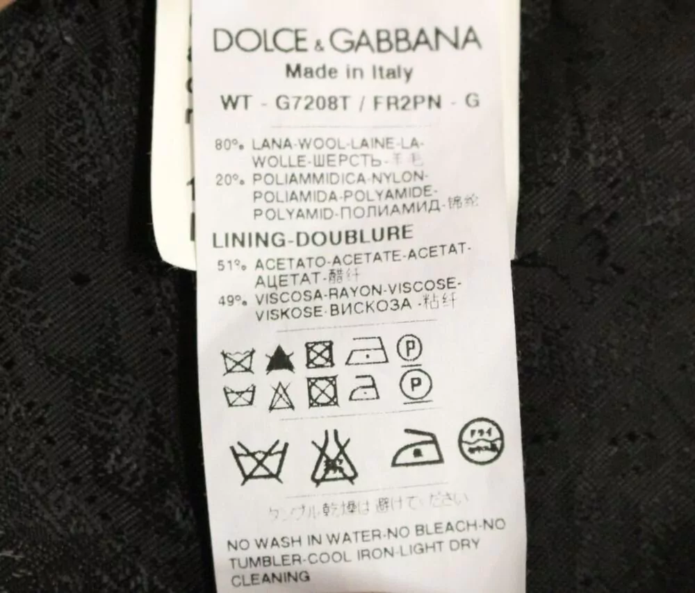 Dolce&Gabbana Striped Wool Waistcoat