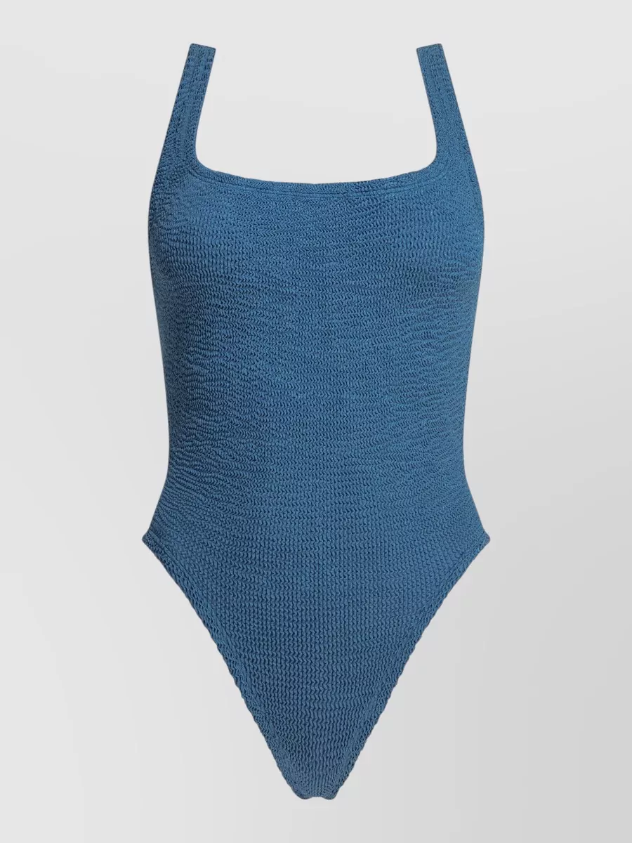 Hunza G Square-Neck One-Piece Swimsuit