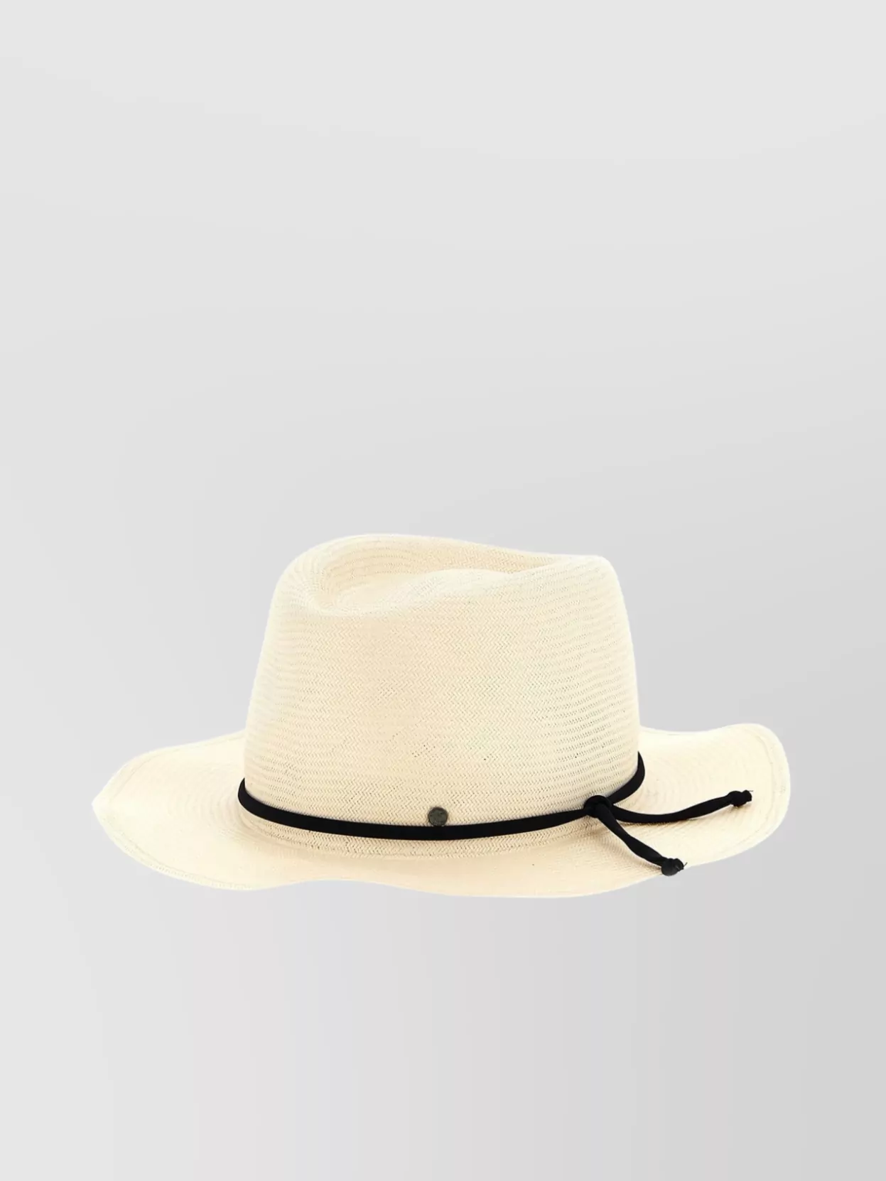 Maison Michel Wide Brim 'Andre' Hat With Black Band