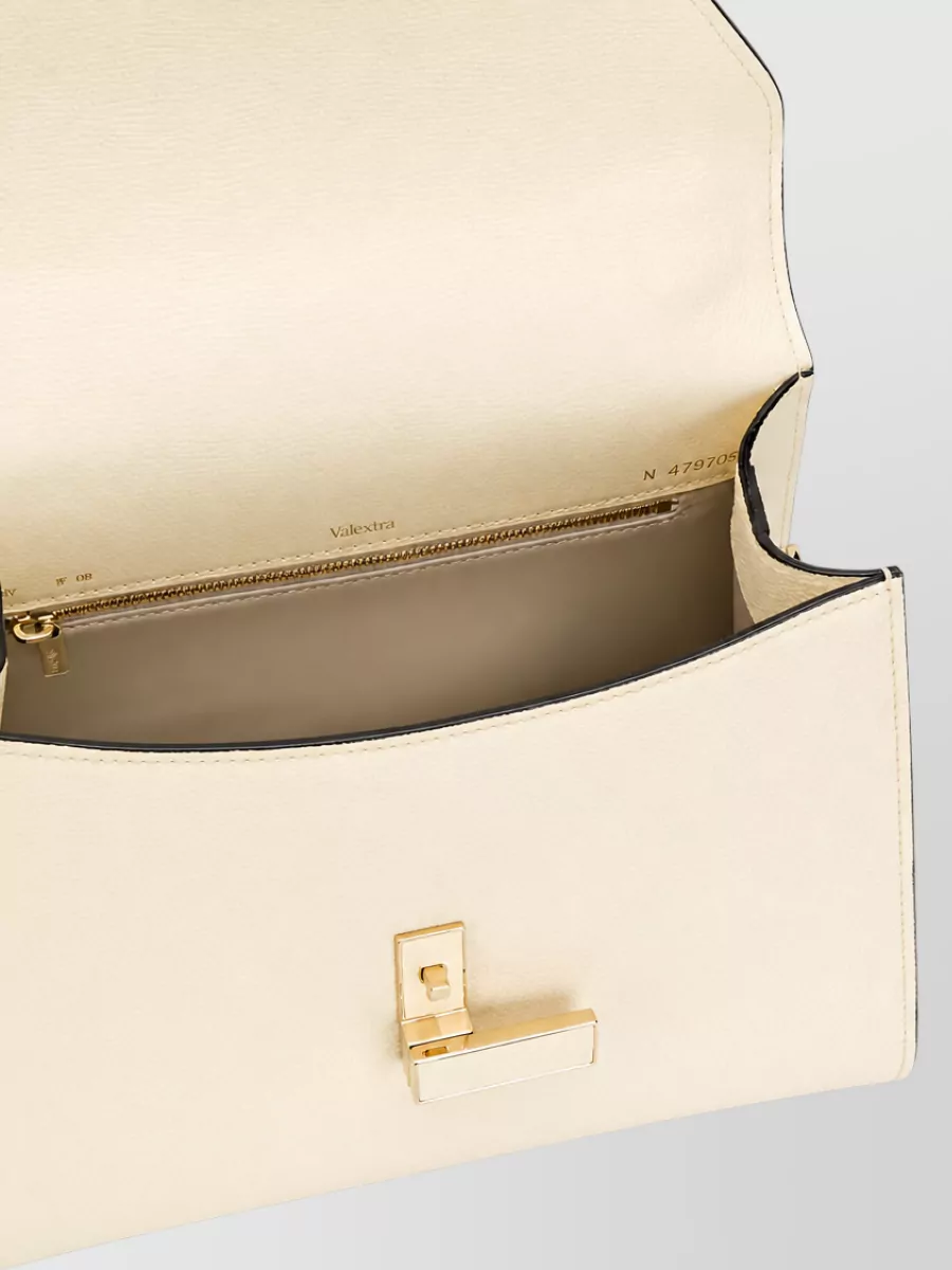 Valextra Iside Medium Leather Shoulder Bag