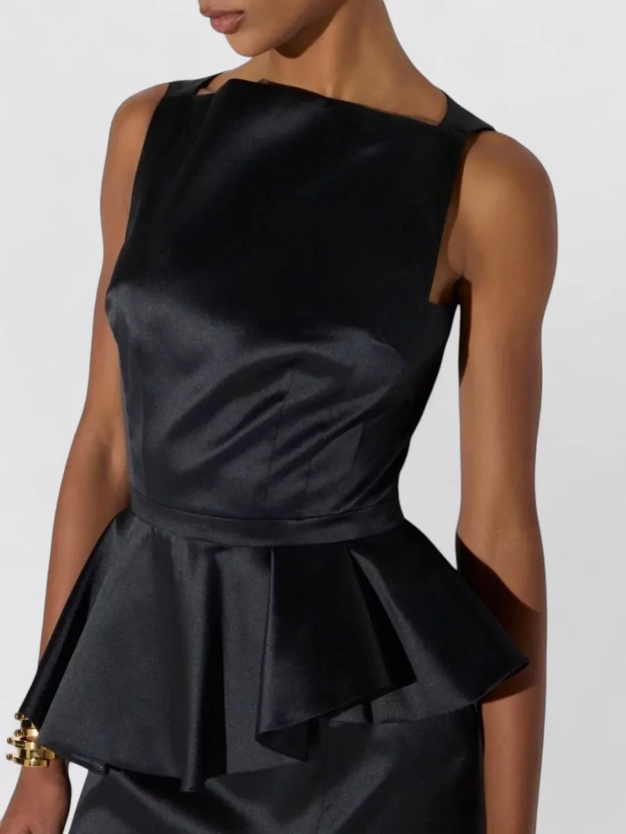 Elisabetta Franchi Silk Knee-Length Mini Dress