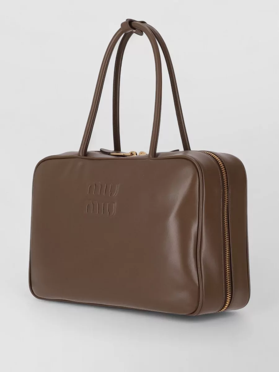 Miu Miu Softy Tote Bag Double Handles Design