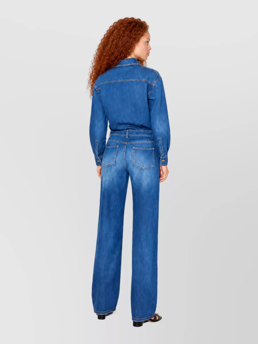 Elisabetta Franchi Denim Jumpsuit